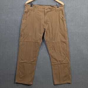 Key Pants Mens 34x30 (35x29) Duck Canvas Workwear Carpenter Double Knee Work